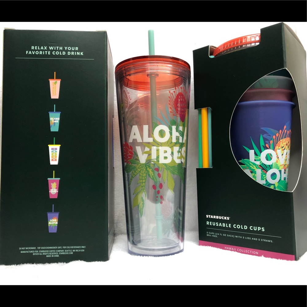 STARBUCKS Hawaii exclusive ALOHA VIBES set